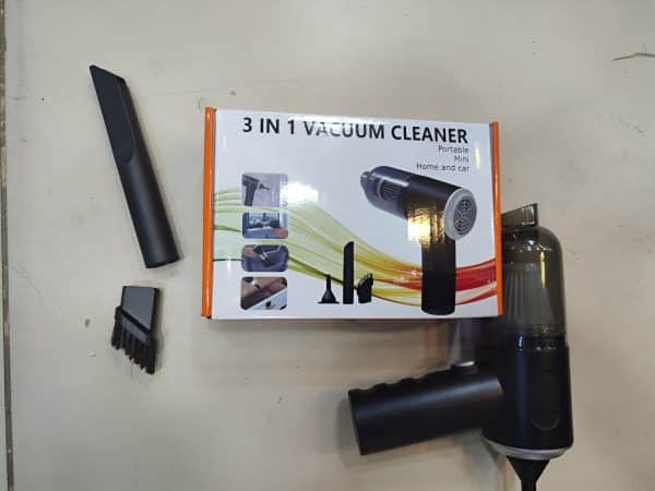 3 In 1 Portable Mini Vacuum Cleaner Duster Blower Air Pump Wireless Handheld