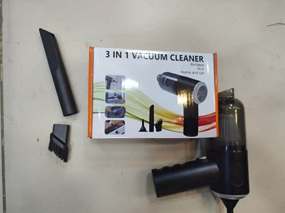 3 In 1 Portable Mini Vacuum Cleaner Duster Blower Air Pump Wireless Handheld