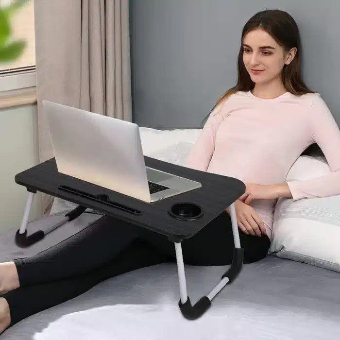 Modern Computer Desk Folding Multi-Purpose Laptop Table| Bed Table| Writing Desk