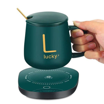 Coffee Mug with Heating Pad Warmer, USB Electric Coffee Cup