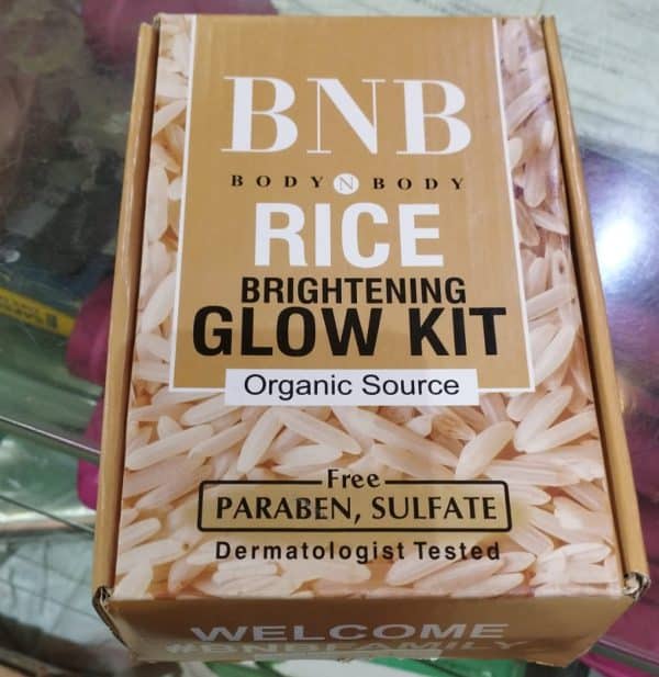 Bnb Whitening Rice Extract Bright & Glow Kit