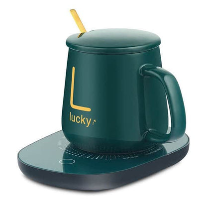 Coffee Mug with Heating Pad Warmer, USB Electric Coffee Cup