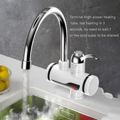 Hot Water Tap Instant Heating Faucet, Electric Geyser, Shock Proof Digital Display with Shower Head for kitchen and bathroom, Water Geezer