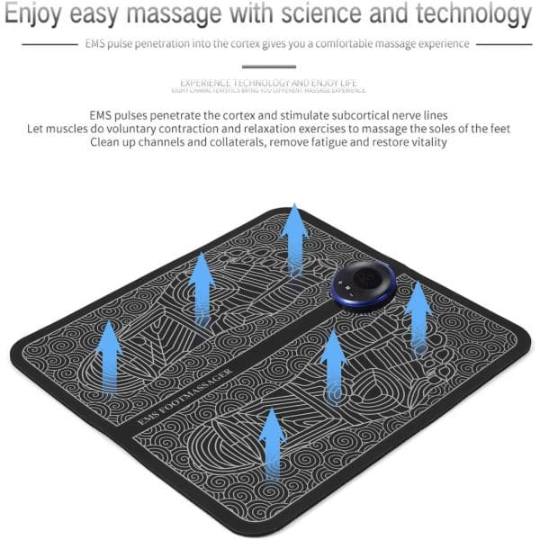 Ems Foot Massager Mat Electric USB Charging