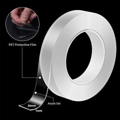 Nano Double Sided Tape Heavy Duty Transparent 3M