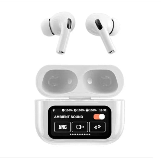 Airpods Pro With Digital Display – Anc And Transparency | Touch Volume Control Digital Screen Smooth Display